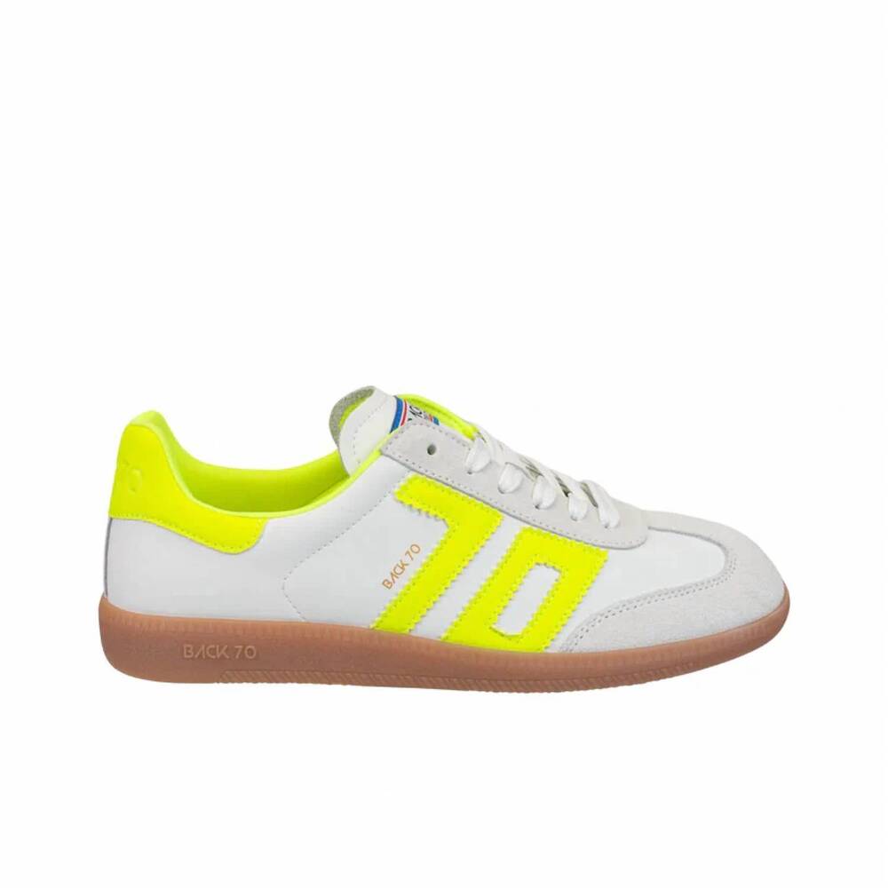 NEW BACK 70 women's cloud sneaker in fluorescent yellow